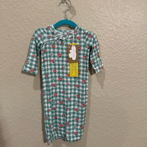 Angel Dear Viscose Bamboo Kimono Gown 0-3M NWT - Picture 2 of 2